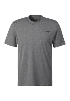 KangaROOS Kurzarmshirt T-Shirt (2er-Pack) mit KangaROOS Print auf der Brust Dunkelgrau/Dunkelblau/Grau