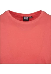 Urban Classics Herren Shaped Long Tee T-Shirt Rot/Rosa/Orange