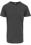 Urban Classics Herren Shaped Long Tee T-Shirt Dunkelgrau/Grau/Hellgrau
