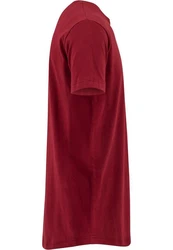 Urban Classics Herren Shaped Long Tee T-Shirt Dunkelrot/Rot/Bordeaux