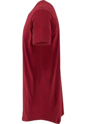 Urban Classics Herren Shaped Long Tee T-Shirt Dunkelrot/Rot/Bordeaux