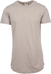 Urban Classics Herren Shaped Long Tee T-Shirt Khaki/Braun/Beige
