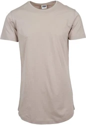 Urban Classics Herren Shaped Long Tee T-Shirt Khaki/Braun/Beige