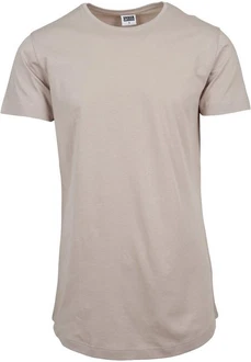 Urban Classics Herren Shaped Long Tee T-Shirt Khaki/Braun/Beige