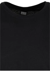 Urban Classics Herren Shaped Long Tee T-Shirt Schwarz/Dunkelgrau