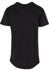Urban Classics Herren Shaped Long Tee T-Shirt Schwarz/Dunkelgrau