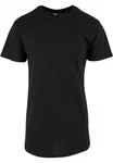 Urban Classics Herren Shaped Long Tee T-Shirt Schwarz/Dunkelgrau