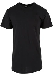 Urban Classics Herren Shaped Long Tee T-Shirt Schwarz/Dunkelgrau