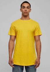 Urban Classics Herren Shaped Long Tee T-Shirt Gelb
