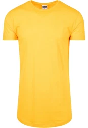 Urban Classics Herren Shaped Long Tee T-Shirt Gelb