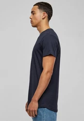 Urban Classics Herren Shaped Long Tee T-Shirt Dunkelblau