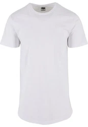 Urban Classics Herren Shaped Long Tee T-Shirt Grau/Hellgrau