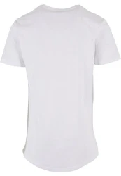 Urban Classics Herren Shaped Long Tee T-Shirt Grau/Hellgrau
