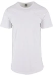 Urban Classics Herren Shaped Long Tee T-Shirt Grau/Hellgrau