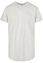 Urban Classics Herren Shaped Long Tee T-Shirt Grau/Hellgrau/Khaki/Weiß