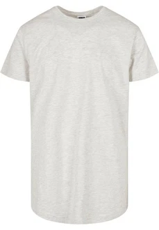 Urban Classics Herren Shaped Long Tee T-Shirt Grau/Hellgrau/Khaki/Weiß