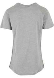 Urban Classics Herren Shaped Long Tee T-Shirt Grau/Hellgrau