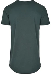 Urban Classics Herren Shaped Long Tee T-Shirt Grün/Dunkelgrün/Türkis