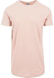 Urban Classics Herren Shaped Long Tee T-Shirt Rosa