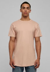 Urban Classics Herren Shaped Long Tee T-Shirt Rosa