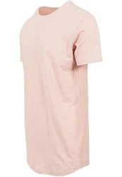 Urban Classics Herren Shaped Long Tee T-Shirt Rosa