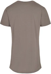Urban Classics Herren Shaped Long Tee T-Shirt Grau/Khaki/Braun/Beige