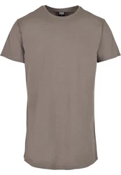 Urban Classics Herren Shaped Long Tee T-Shirt Grau/Khaki/Braun/Beige