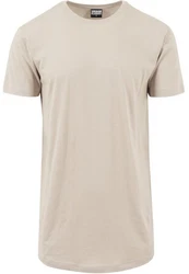 Urban Classics Herren Shaped Long Tee T-Shirt Khaki/Braun/Beige