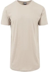 Urban Classics Herren Shaped Long Tee T-Shirt Khaki/Braun/Beige