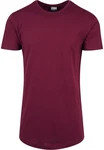 Urban Classics Herren Shaped Long Tee T-Shirt Dunkelrot/Lila/Rosa/Bordeaux