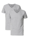 Petrol Industries T-Shirt V-Ausschnitt (2er-Pack) Grau/Hellgrau