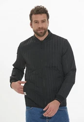 WEATHER REPORT Steppjacke Palle Schwarz/Grau/Dunkelgrau/Rot