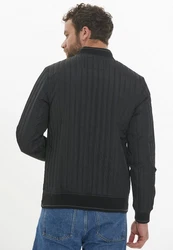 WEATHER REPORT Steppjacke Palle Schwarz/Grau/Dunkelgrau/Rot