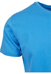 Urban Classics Herren Shaped Long Tee T-Shirt Hellblau/Blau/Türkis