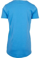 Urban Classics Herren Shaped Long Tee T-Shirt Hellblau/Blau/Türkis