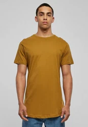 Urban Classics Herren Shaped Long Tee T-Shirt Braun/Gelb/Khaki/Beige