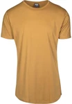 Urban Classics Herren Shaped Long Tee T-Shirt Braun/Gelb/Khaki/Beige