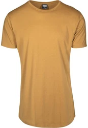Urban Classics Herren Shaped Long Tee T-Shirt Braun/Gelb/Khaki/Beige