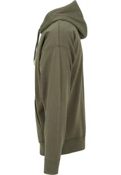 Urban Classics Sweatshirt Oversized Sweat Hoody Dunkelgrün/Khaki