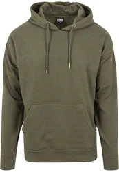 Urban Classics Sweatshirt Oversized Sweat Hoody Dunkelgrün/Khaki