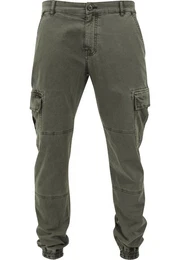 Cargohose Herren Washed Cargo Twill Jogging Pants (1-tlg)