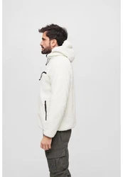 Brandit Fleecejacke Teddyfleece Worker Jacket Weiß/Grau/Schwarz/Creme/Hellgrau/Beige