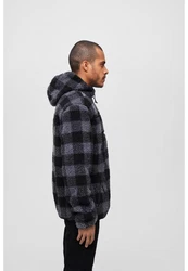 Brandit Teddyfleece Worker Pullover schwarz/grau