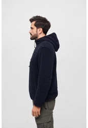 Brandit Teddyfleece Worker Pullover Dunkelblau/Blau