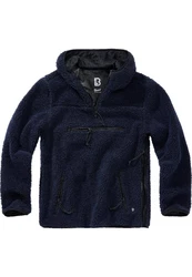 Brandit Teddyfleece Worker Pullover Dunkelblau/Blau