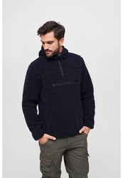 Brandit Teddyfleece Worker Pullover Dunkelblau/Blau