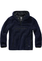 Brandit Teddyfleece Worker Pullover Dunkelblau/Blau