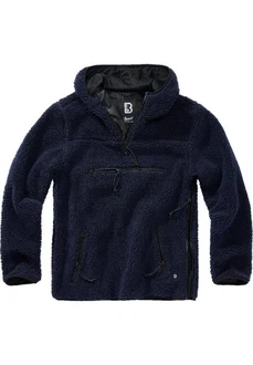 Brandit Teddyfleece Worker Pullover Dunkelblau/Blau