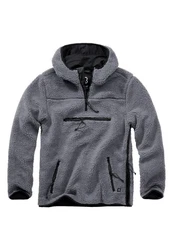 Brandit Teddyfleece Worker Pullover Dunkelgrau/Grau/Hellgrau/Dunkelblau/Schwarz