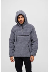 Brandit Teddyfleece Worker Pullover Dunkelgrau/Grau/Hellgrau/Dunkelblau/Schwarz